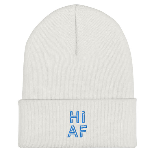 HI AF Cuffed Beanie