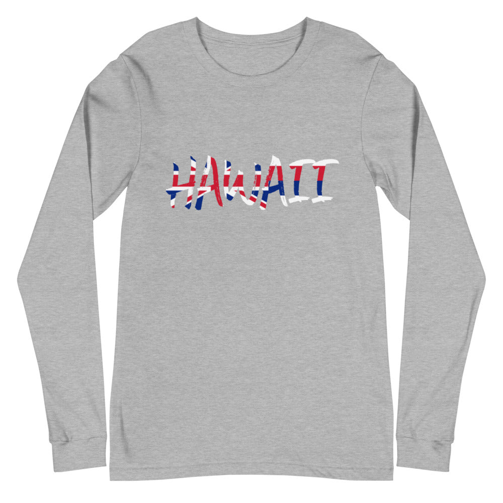 Hawaii Flag Unisex Long Sleeve Tee