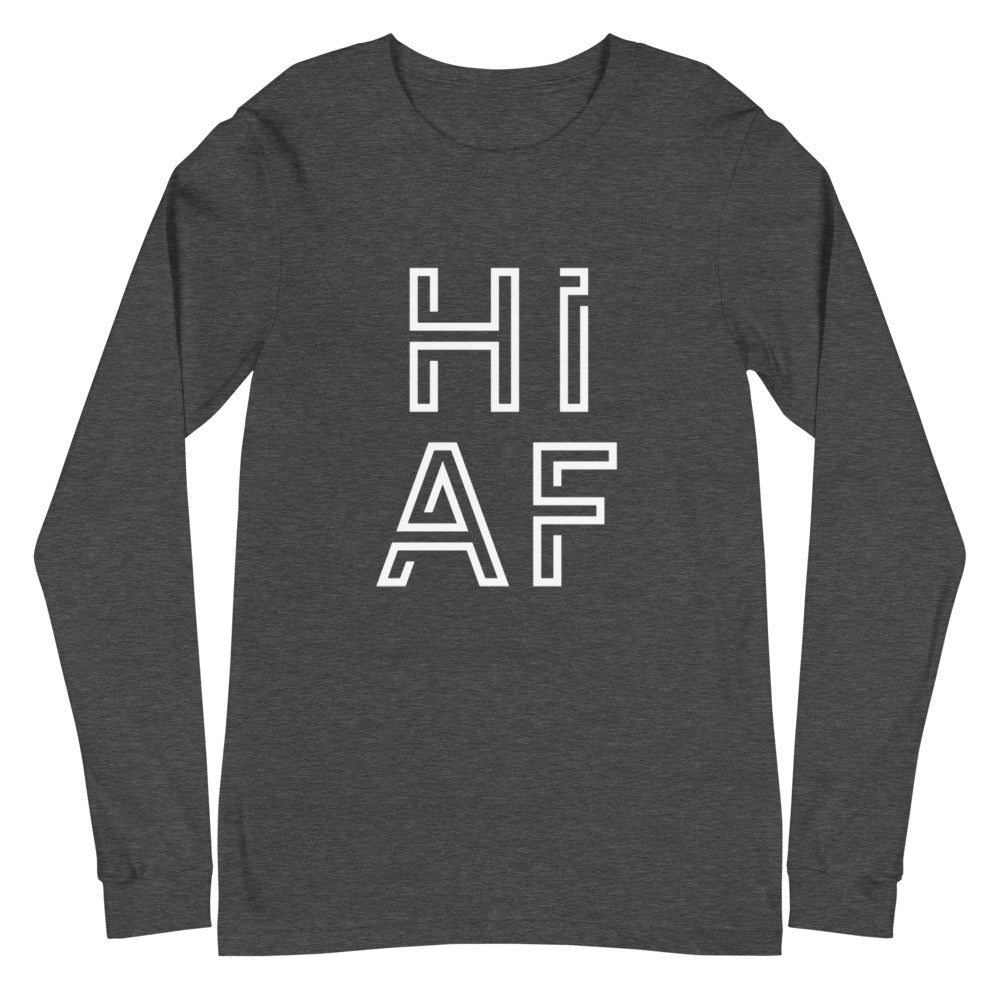 HI AF Unisex Long Sleeve Tee