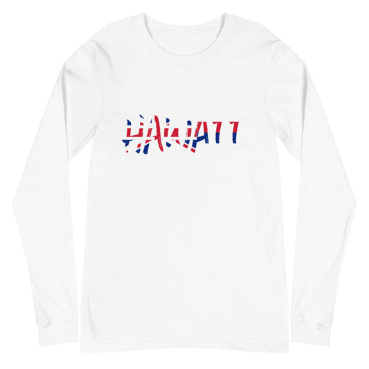 Hawaii Flag Unisex Long Sleeve Tee